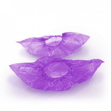 Бахилы одноразовые особопрочные фиолетовые