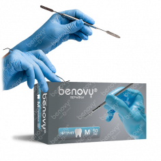 Перчатки BENOVY Dental Formula Nitrile Chlorinated